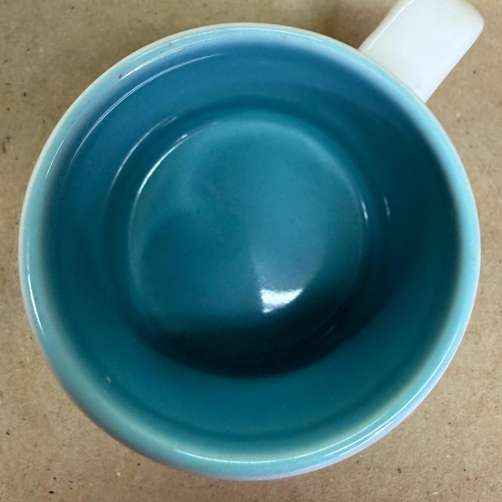 Starbucks Blue Vintage Diner Ornament Mug-2004