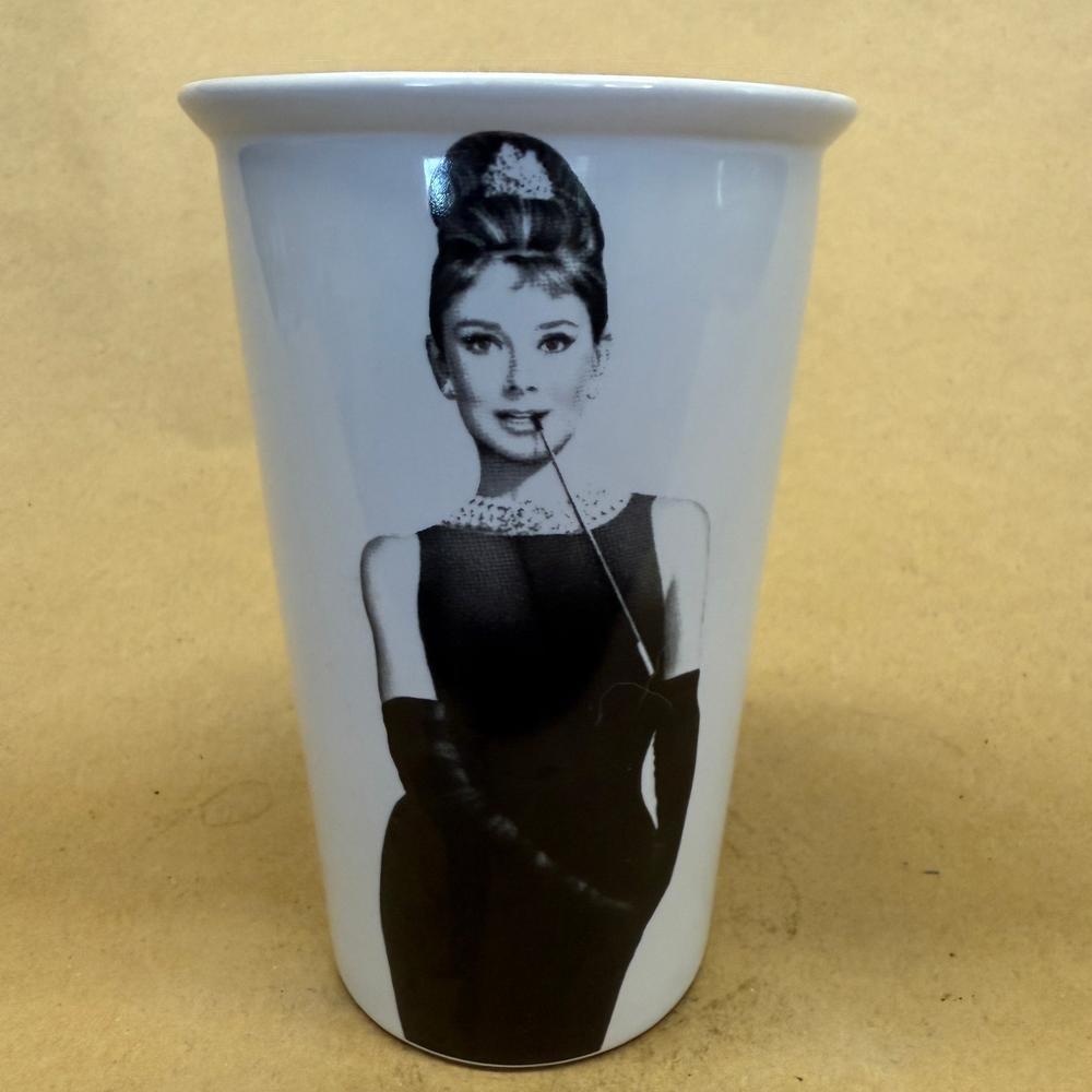 Audrey Hepburn Breakfast at Tiffany's Little Black Dress Tumbler-2012