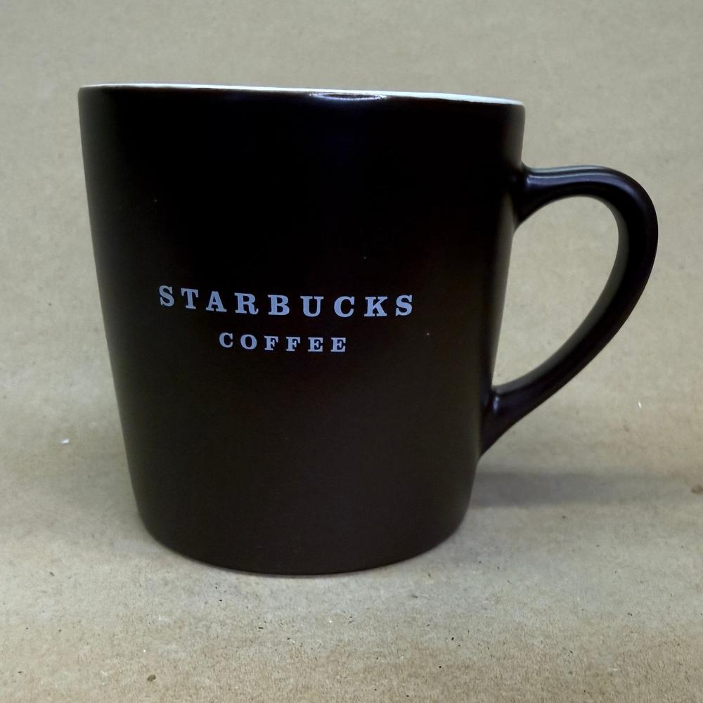 Starbucks Matte Brown with Text Mug-2010