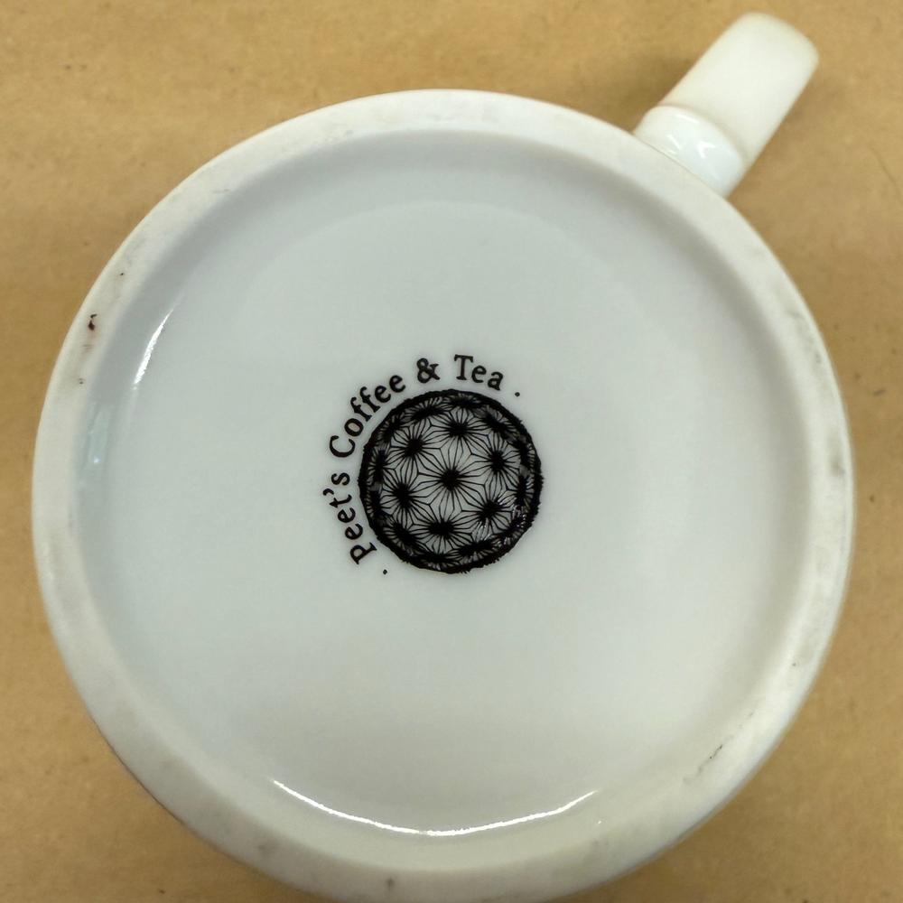 Peet's Coffee & Tea White Mug