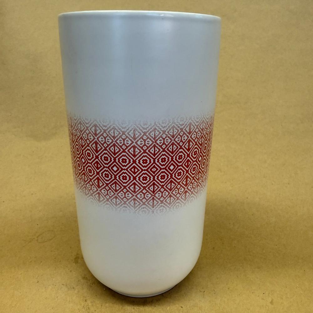Peet's Coffee & Tea Tall White with Red Graphic Mug-2014