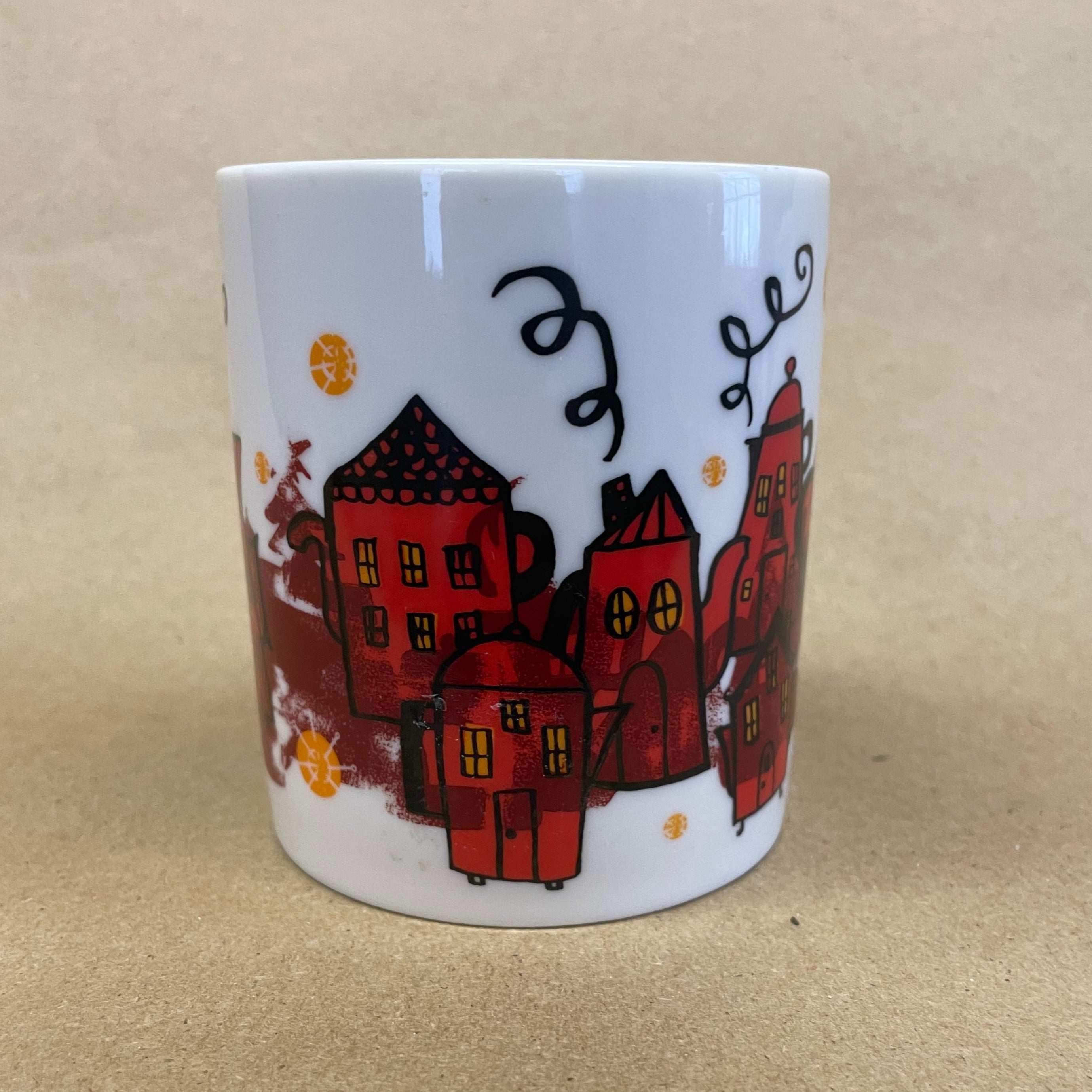 Starbucks Holiday Village Tea Pot Houses Mug-2000