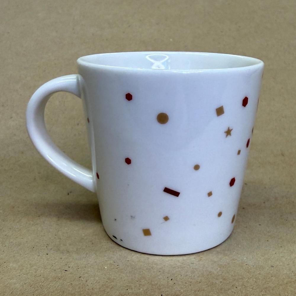 Starbucks White Oh What Fun Ornament Mug-2014