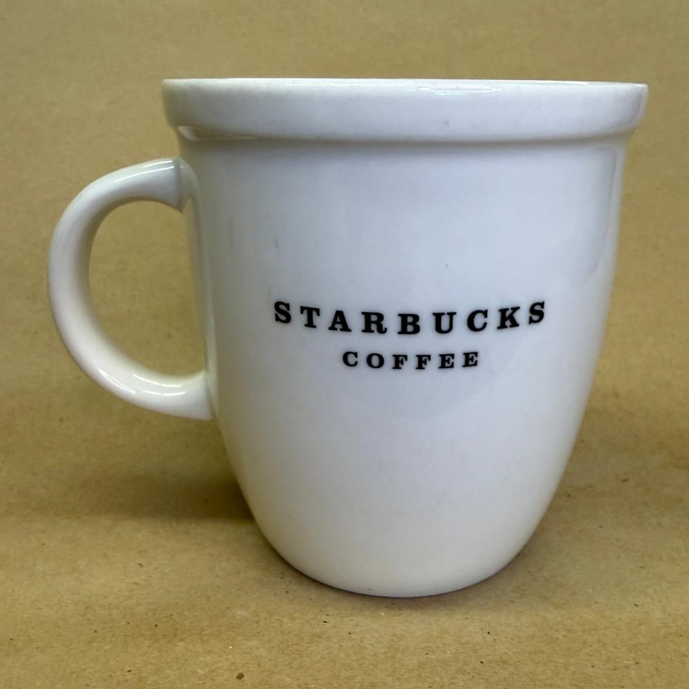 Starbucks Abbey White Text Mug-2006