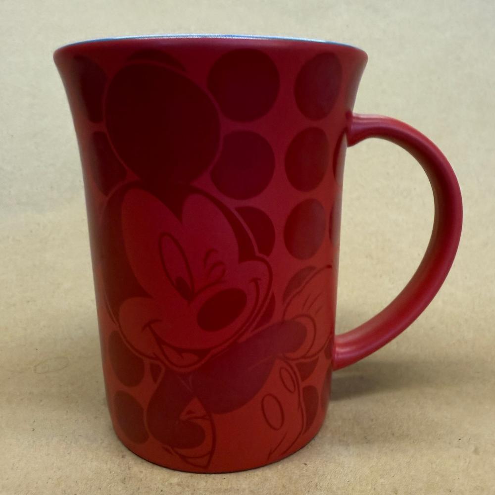 Disney Parks Disneyland Mickey Mouse Red Polka Dot Mug
