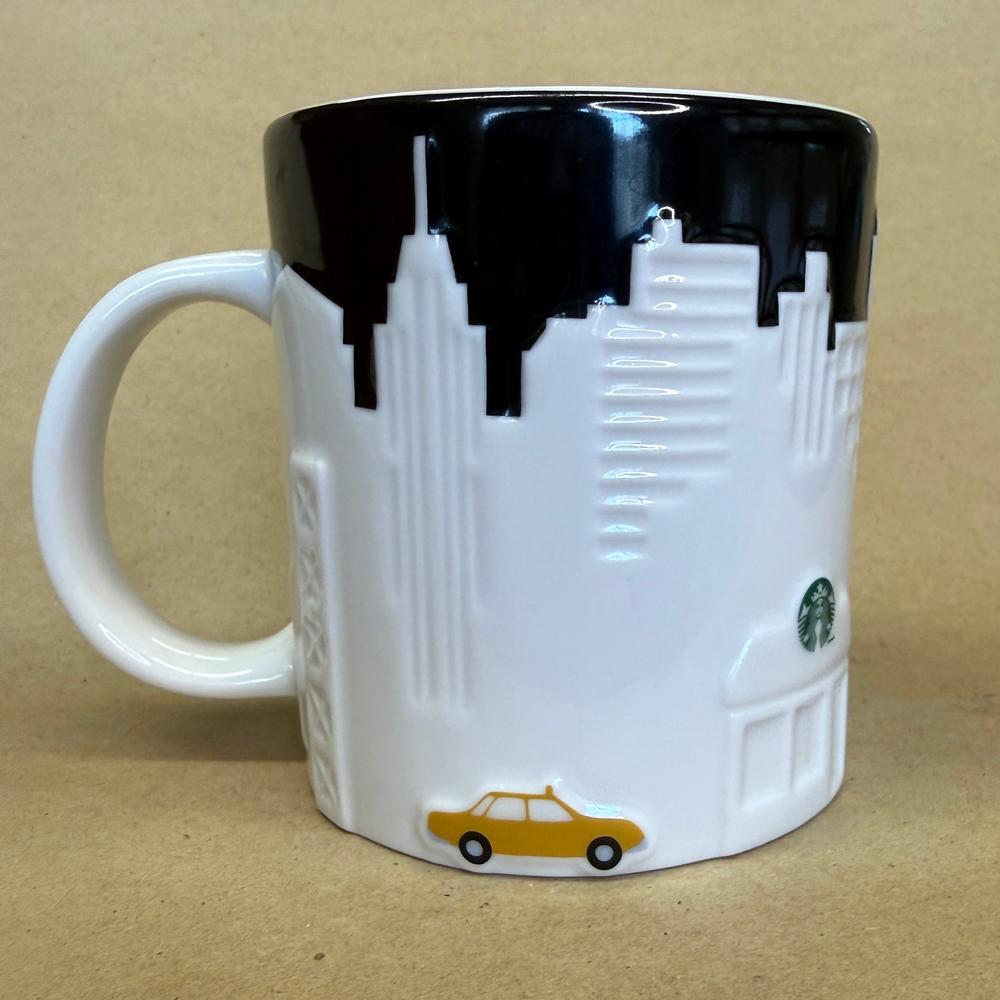 Starbucks New York City Yellow Taxi Relief Mug-2012