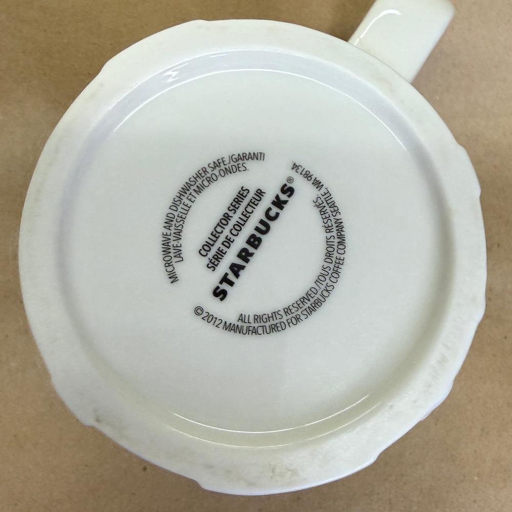 Starbucks New York City Yellow Taxi Relief Mug-2012