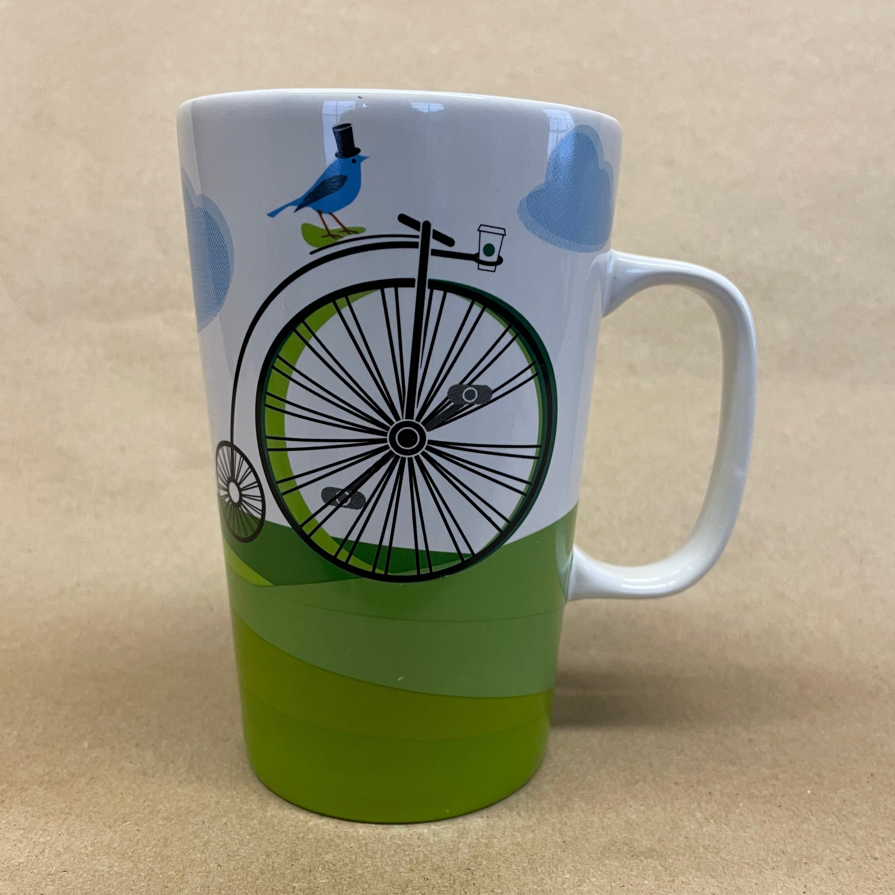 Starbucks Green Dot Collection Bird on Bike-2014