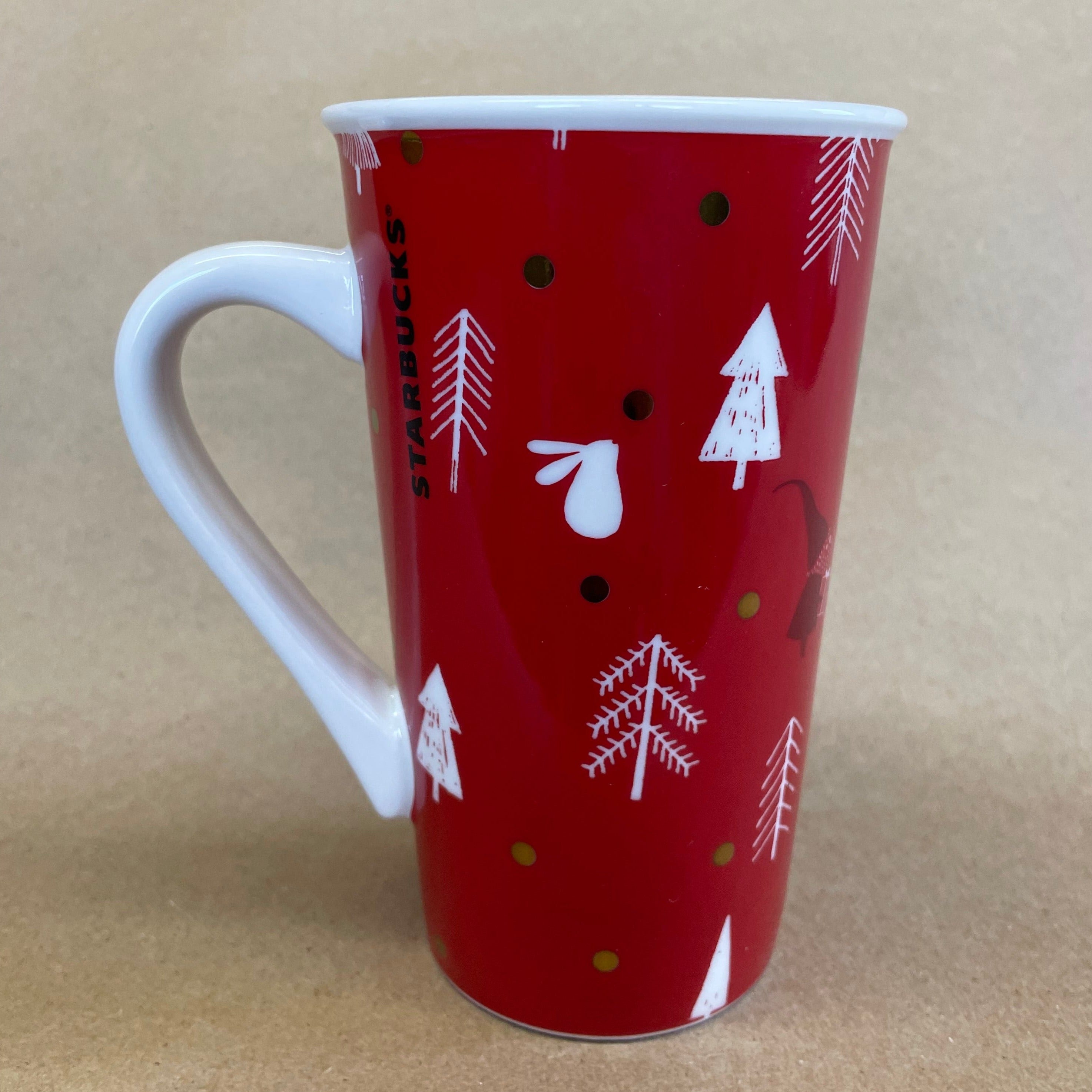 Starbucks Tall Red Christmas Holiday Mug-2019