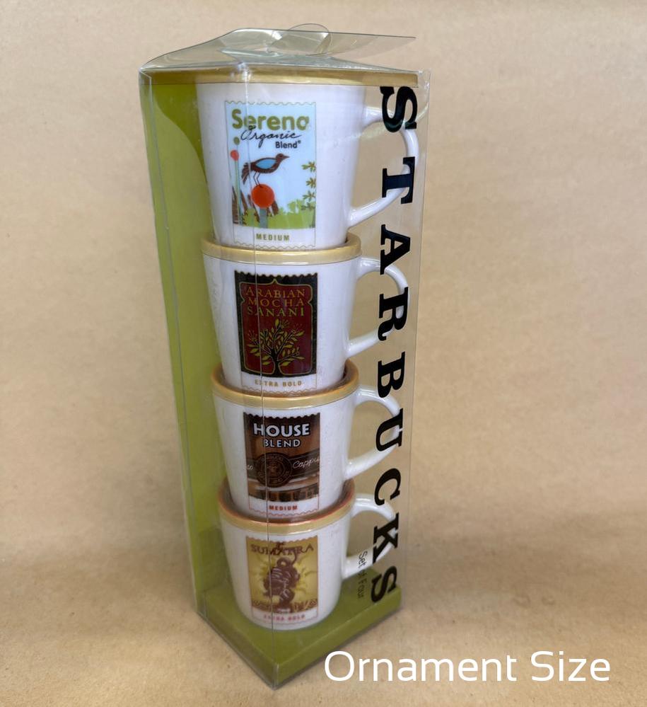 Starbucks World Demitasse Set of Four Mugs NIB-2006
