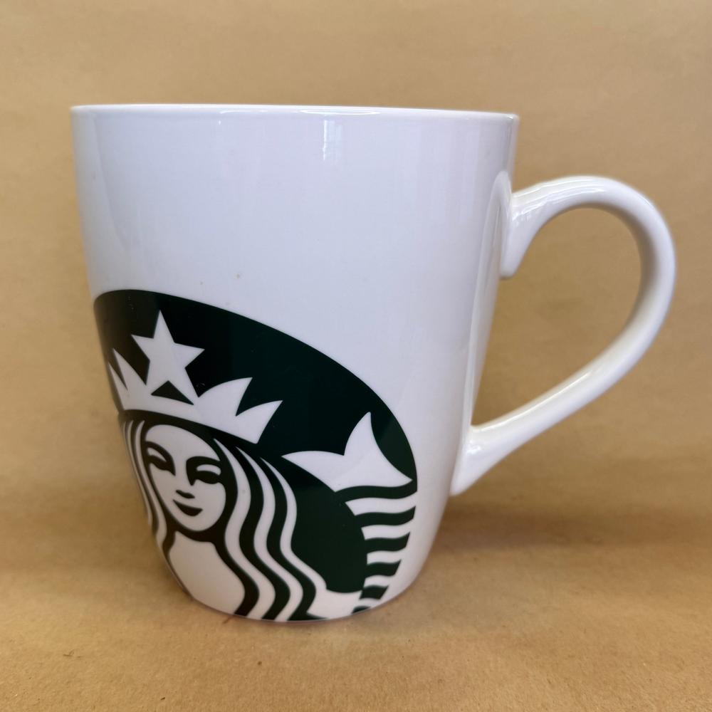 Starbucks Oversized White with Green Siren Giant Mug