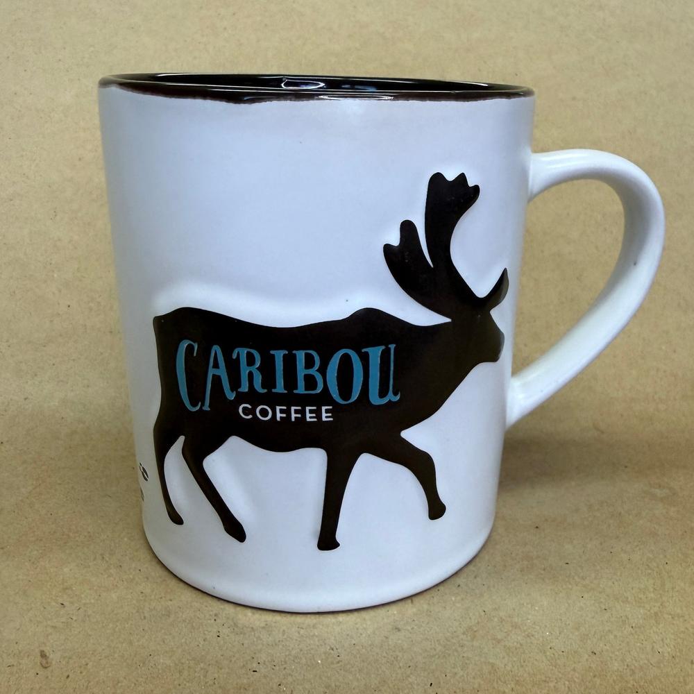 Caribou Coffee Raised Brown Caribou Silhouette Mug-2013