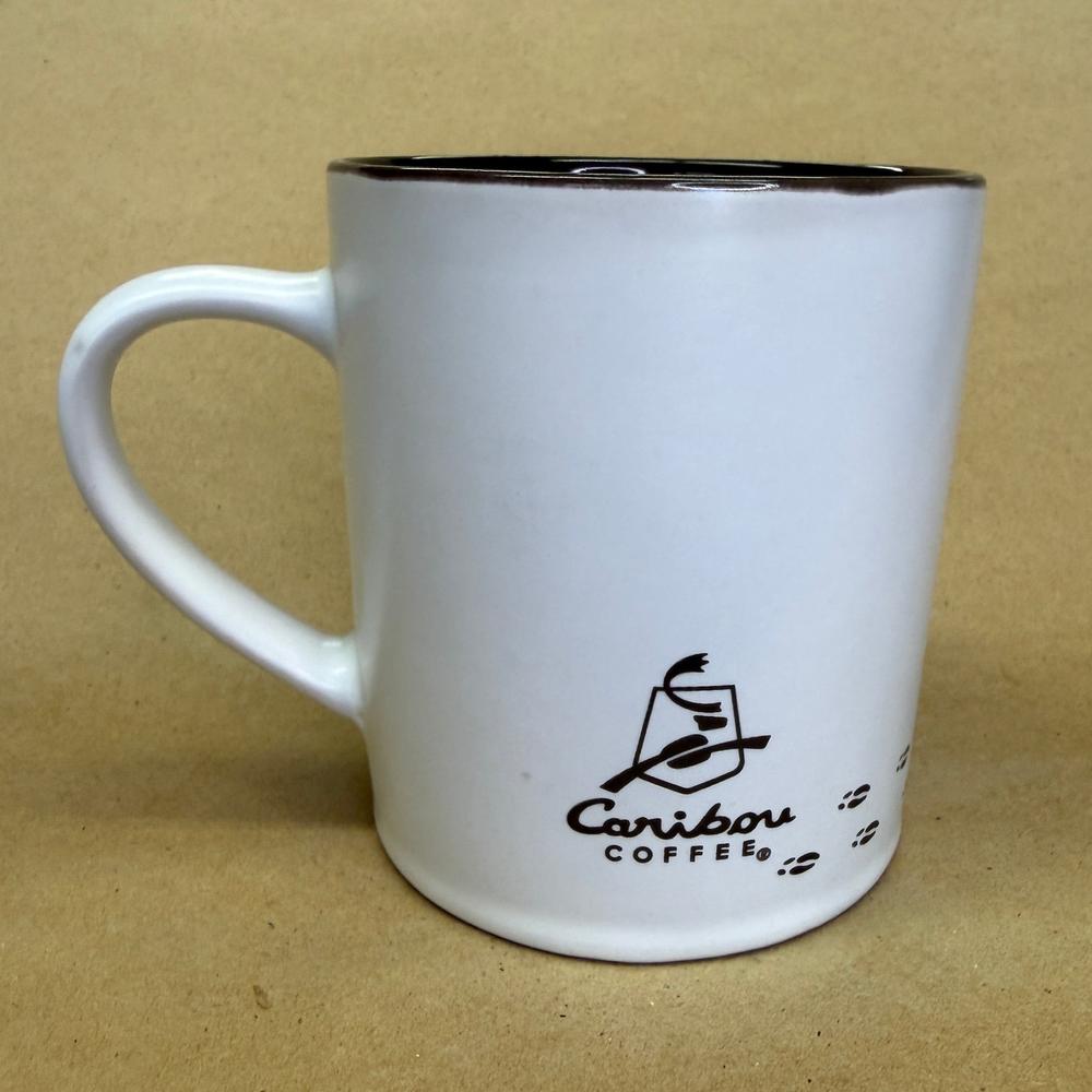 Caribou Coffee Raised Brown Caribou Silhouette Mug-2013