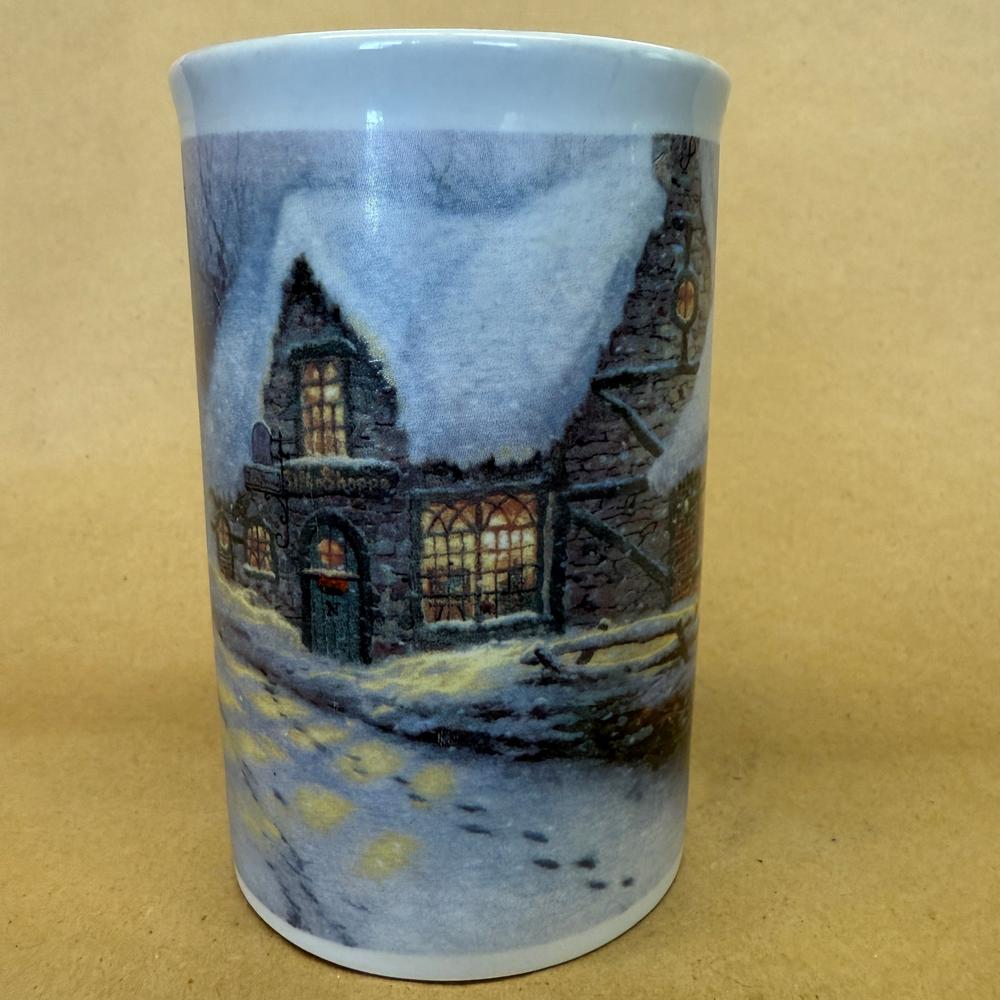 Thomas Kinkade Olde Porterfield Gift Shoppe Mug-1991