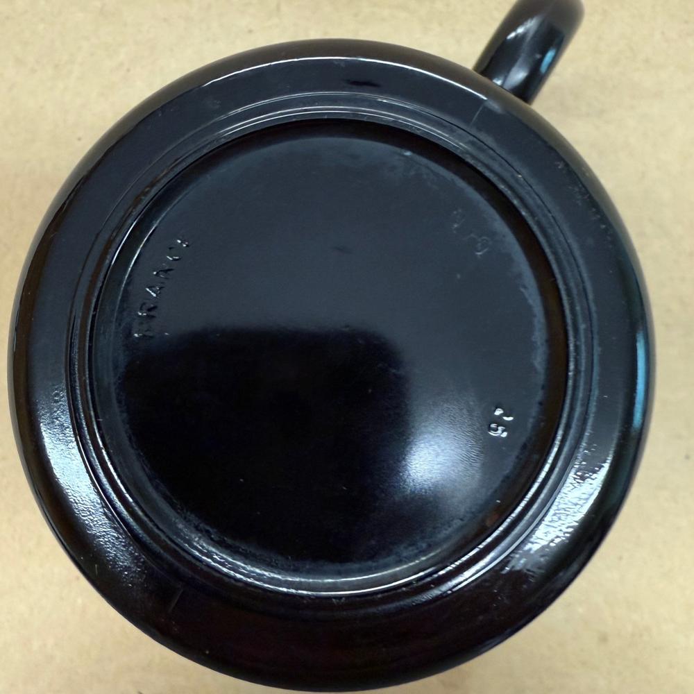 Jack Daniels Etched Logo Black Mug