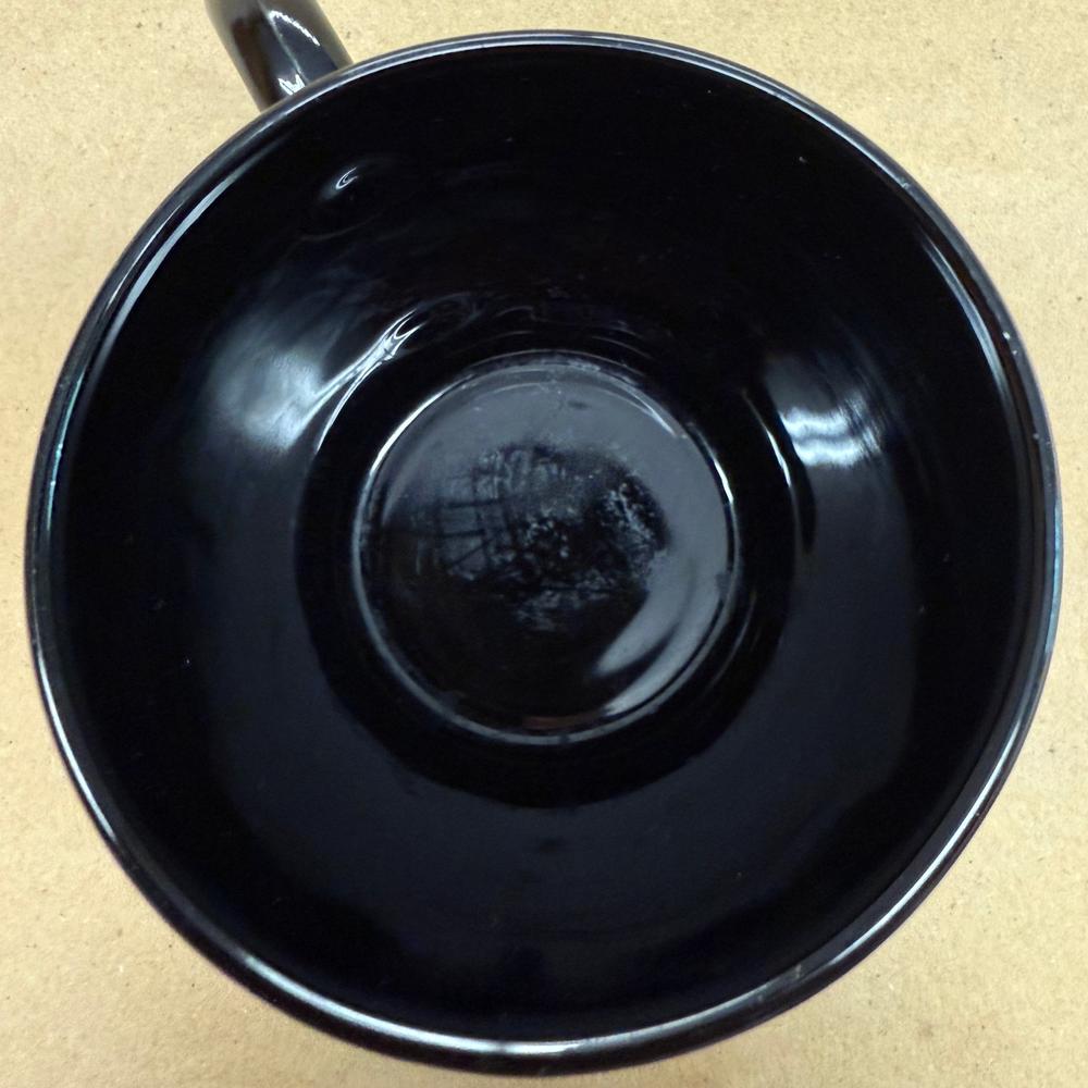 Jack Daniels Etched Logo Black Mug