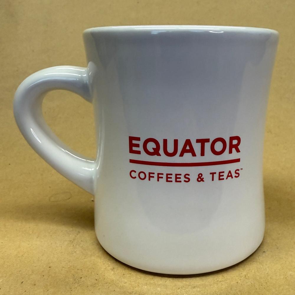 Equator Coffee and Teas Lion Logo Diner Style Mug