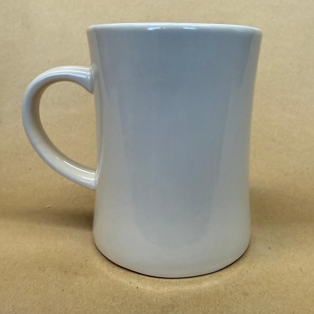 Peet's Coffee & Tea White with Gold Logo Mug