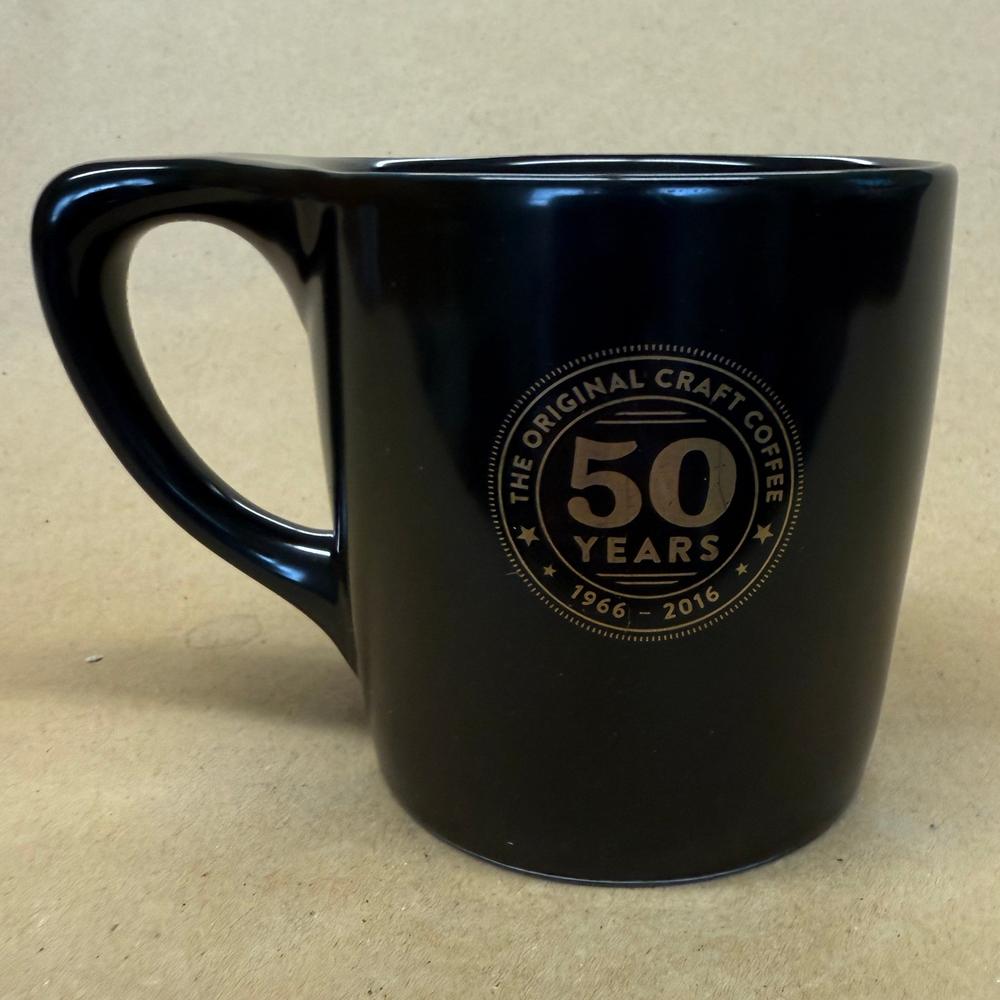 Peet's Coffee & Tea 50th Anniversary Black Mug-2016