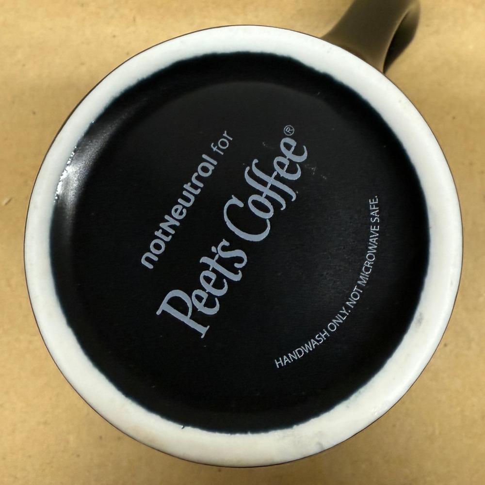 Peet's Coffee & Tea 50th Anniversary Black Mug-2016