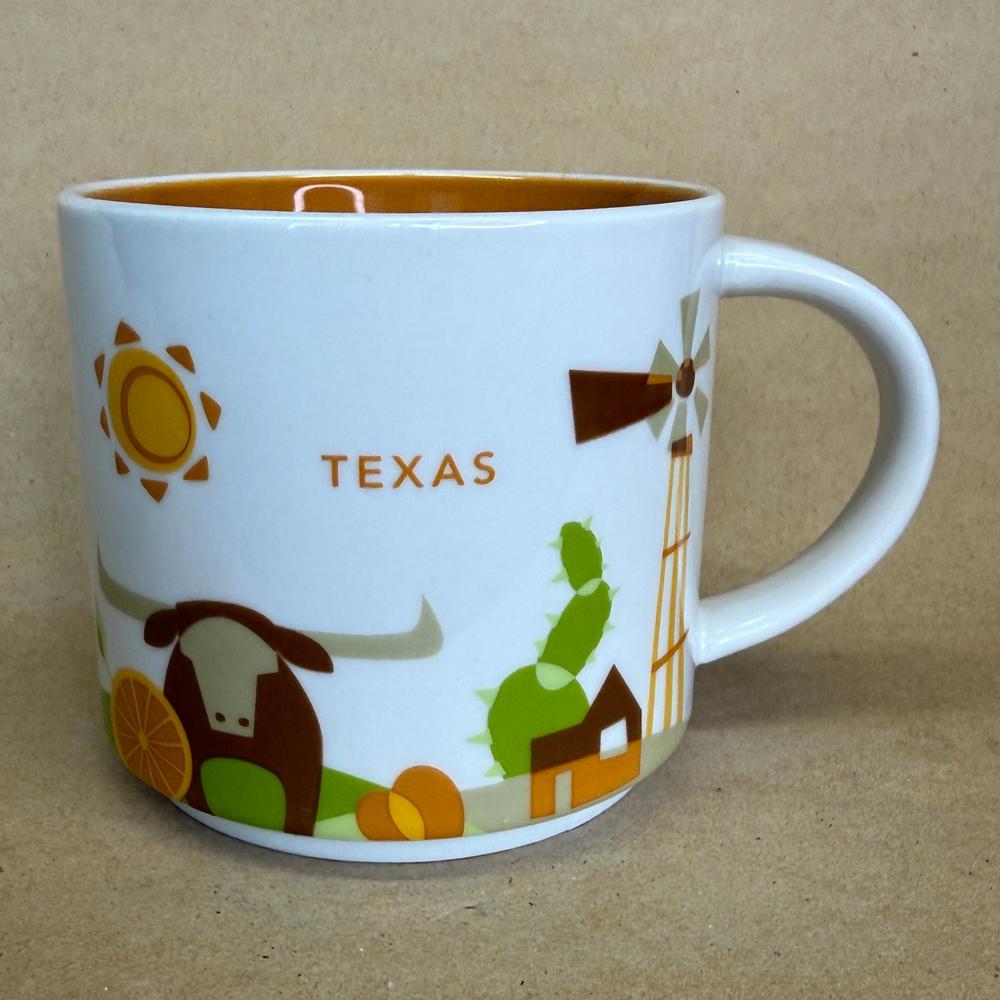 Starbucks You Are Here Series Texas Mug-2015