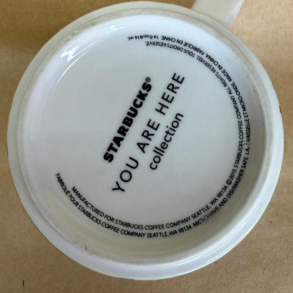 Starbucks You Are Here Series Texas Mug-2015