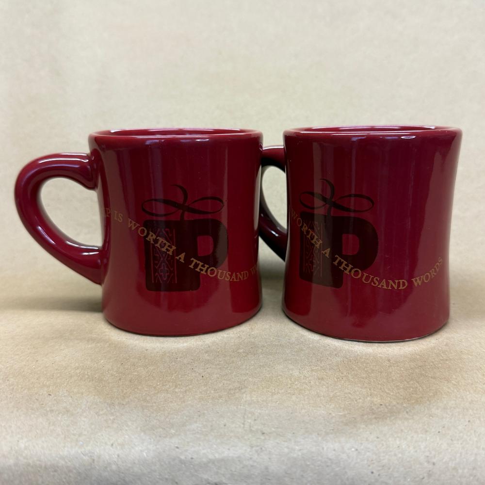 Peet's Coffee & Tea A Cup is Worth a Thousand Words Mugs-Pair