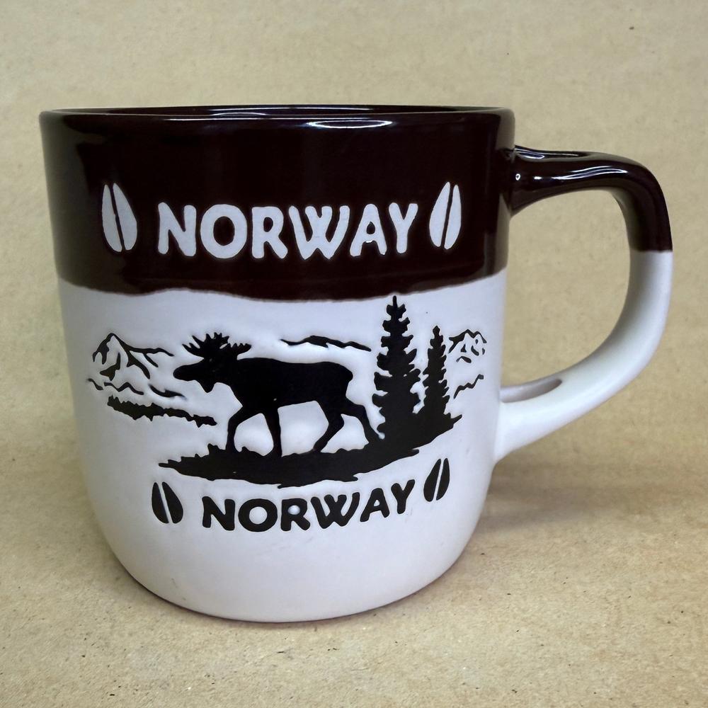 Norway/Norge Moose Motif Mug