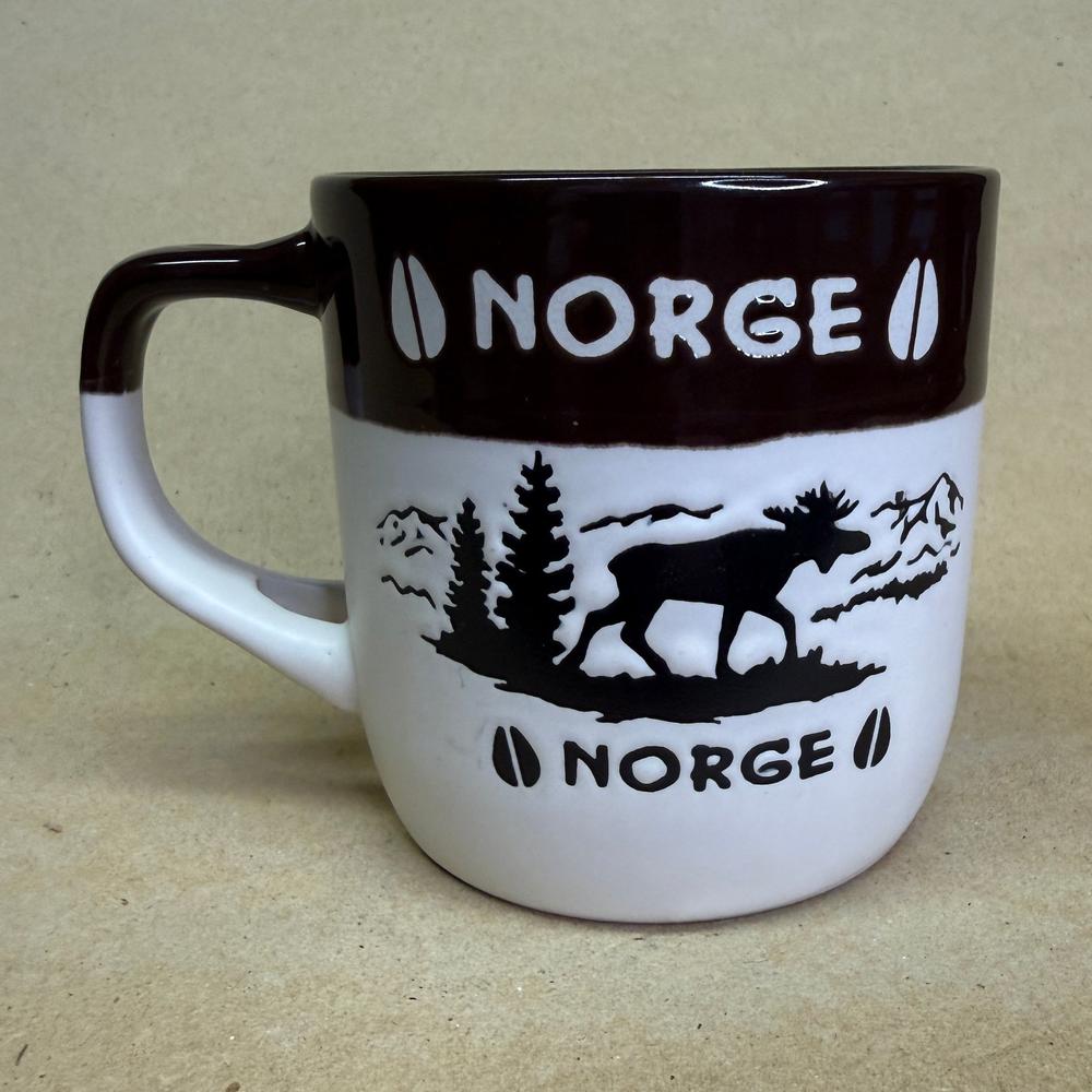 Norway/Norge Moose Motif Mug