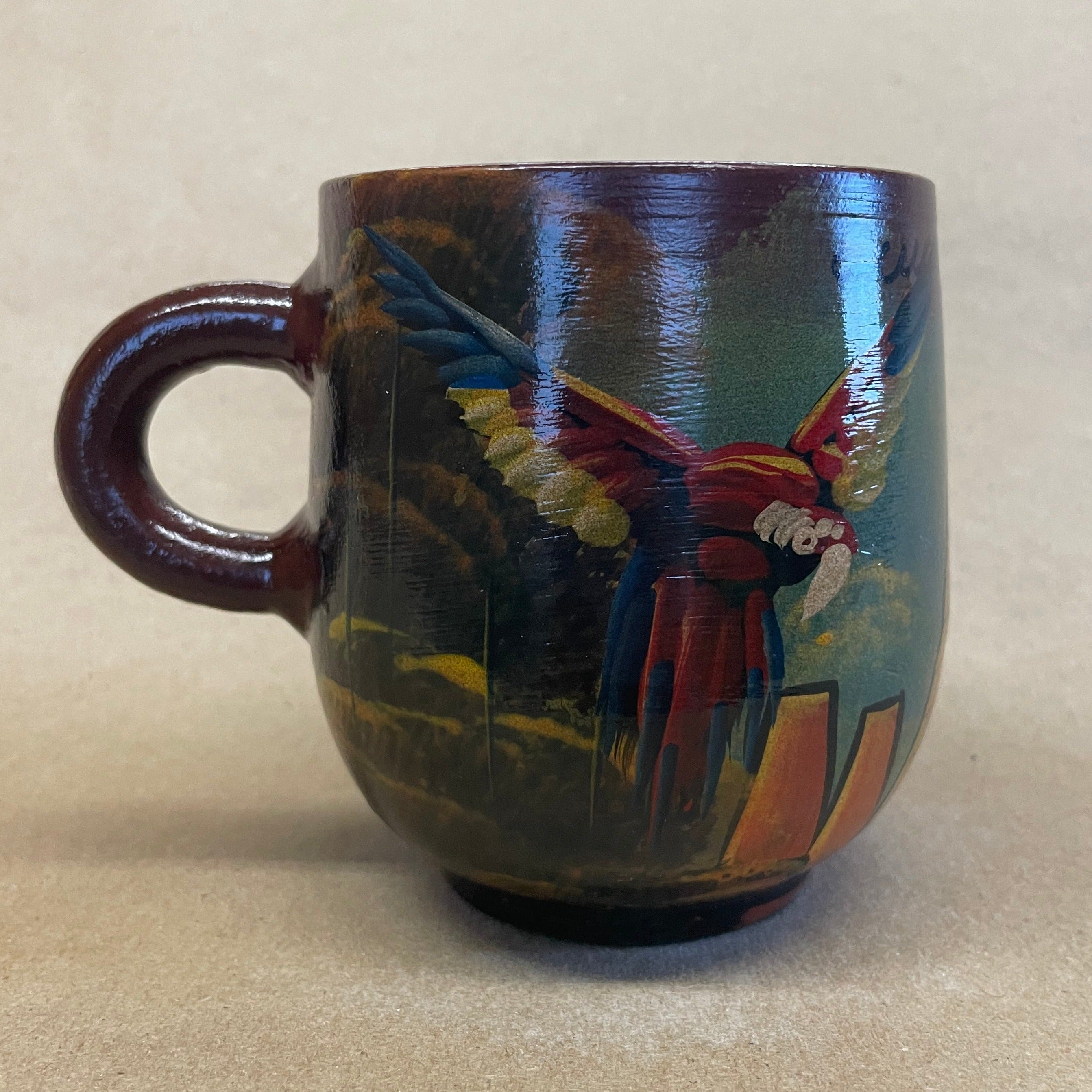 Hand Painted Signed Ecuador Mug