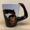 World Market 3D Chimpanzee Arm Handle Mug