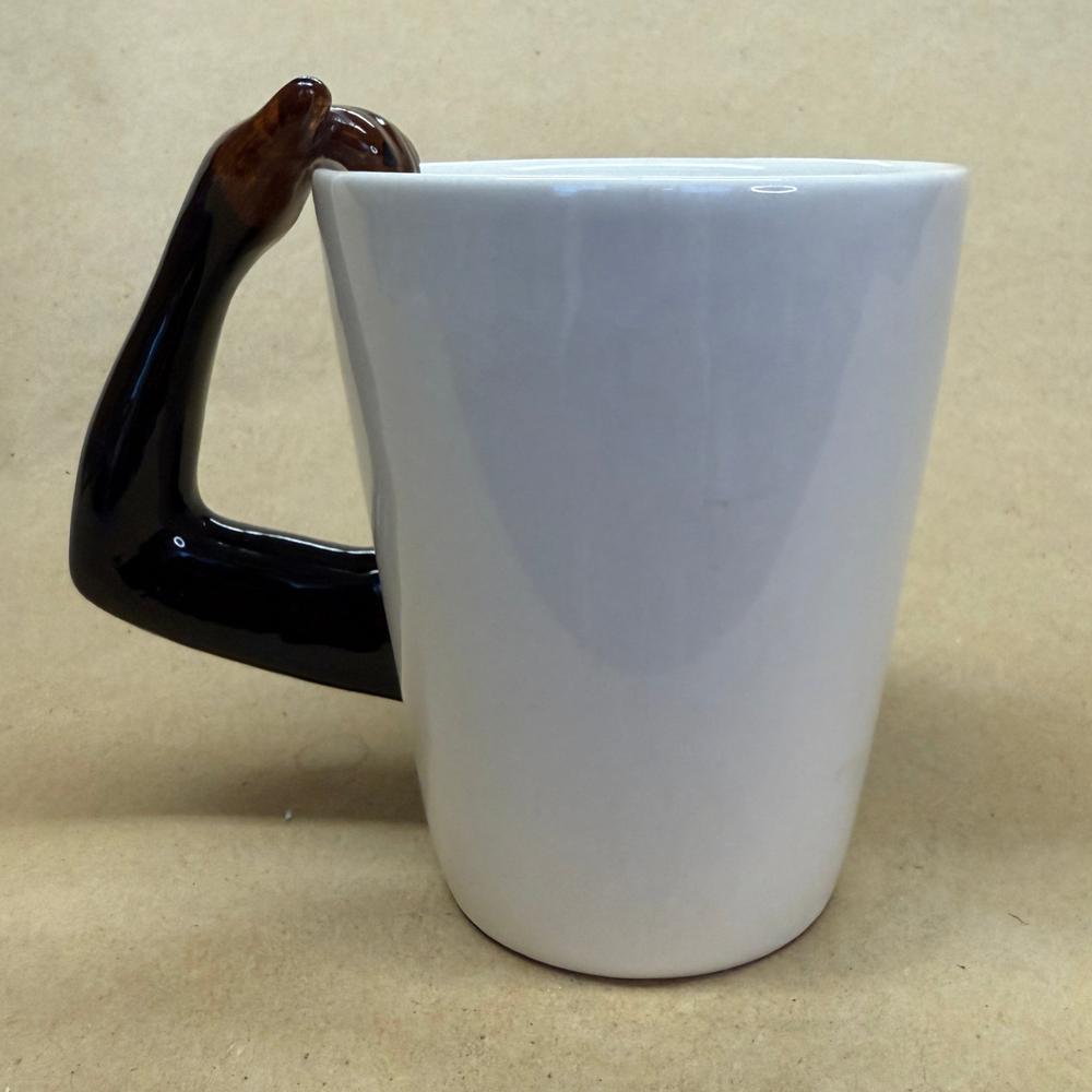 World Market 3D Chimpanzee Arm Handle Mug