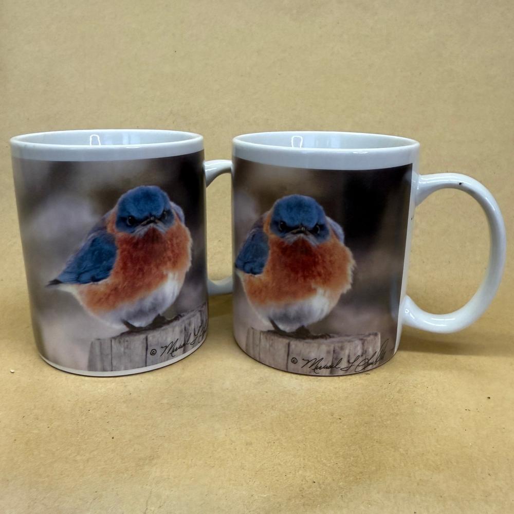 Eklund's The Mad Bluebird Mugs-1979 Pair