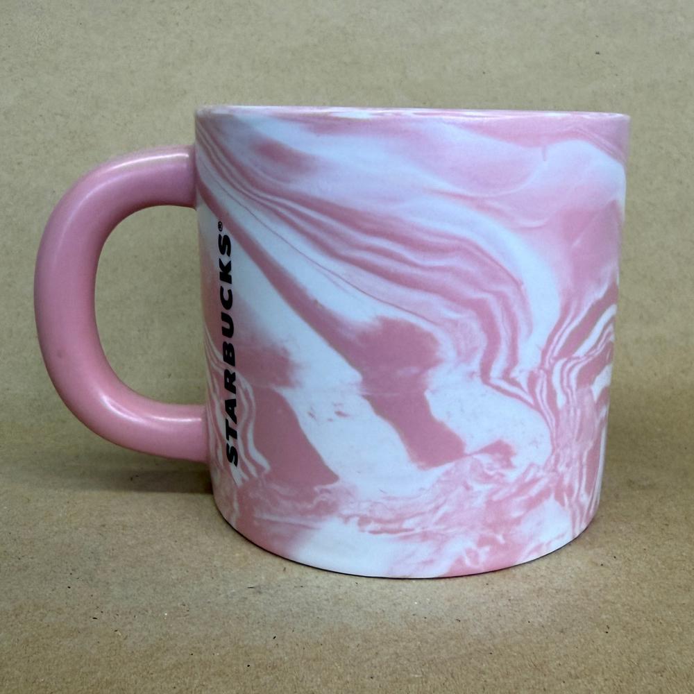 Starbucks Pink Marble Swirl Mug-2022