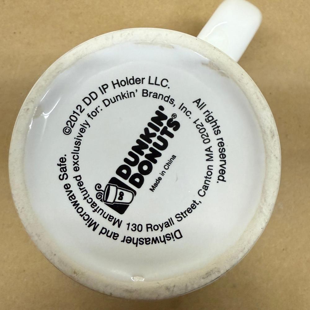 Dunkin' Donuts Boston Runs on Dunkin Mug-2012