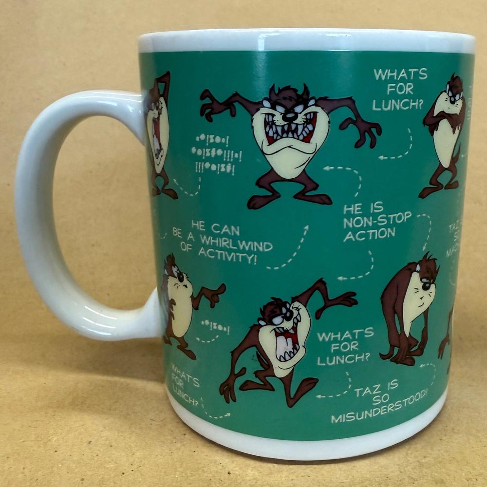 Looney Tunes Tazmanian Devil Taz is So Misunderstood Mug-1994