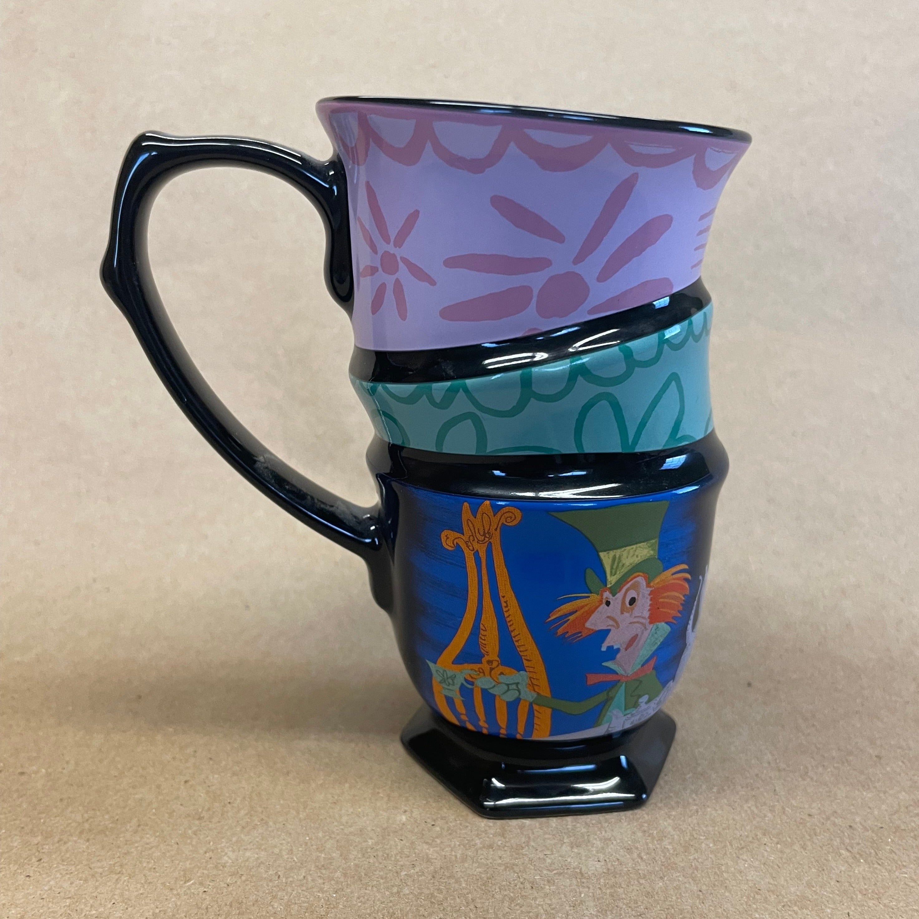 Disney Mary Blair Alice in Wonderland Stacked Tea Cups Mug