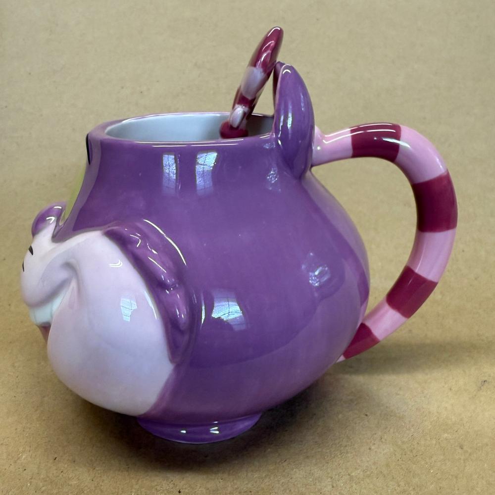 Disney Alice in Wonderland 3D Cheshire Cat with Spoon Mug