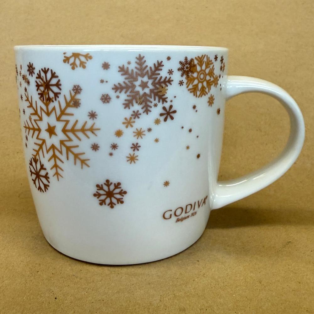 Modern Gourmet Foods Godiva Chocolate Snowflake Mug