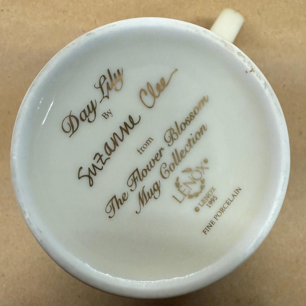 Lenox Suzanne Clee Day Lily Mug-1995