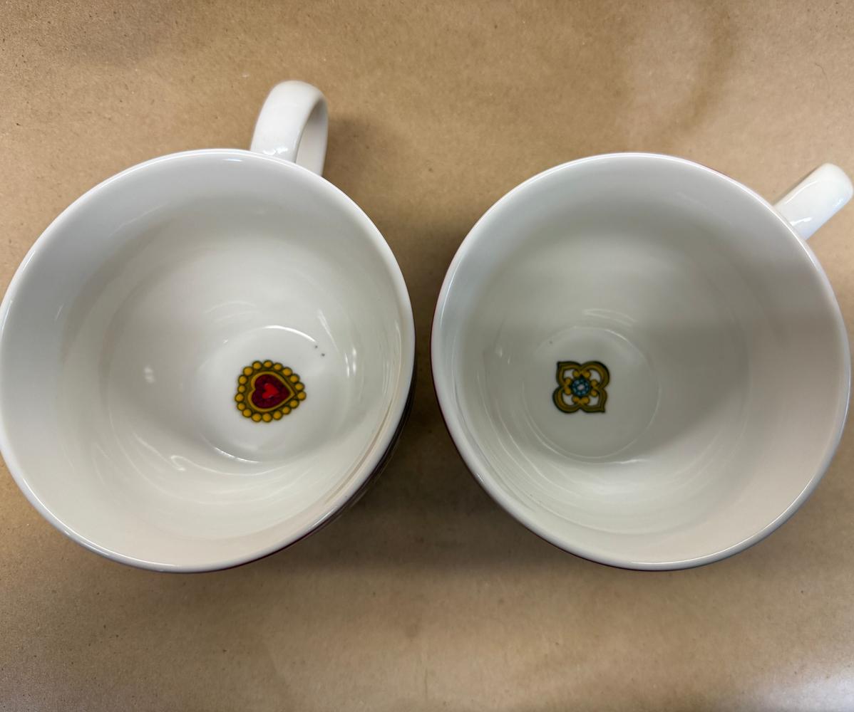 Brighton LOVE Holiday Jewel Mugs NIB-Pair