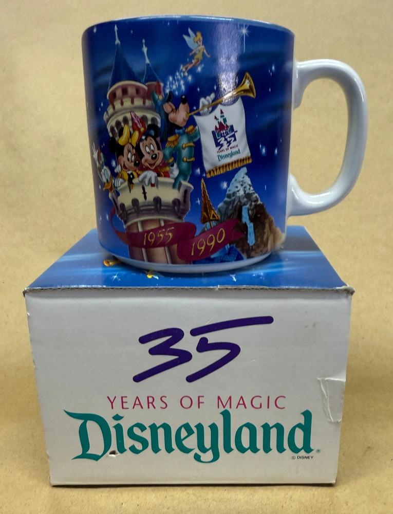 Disneyland 35 Years of Magic 1955-1990 Mug-NIB