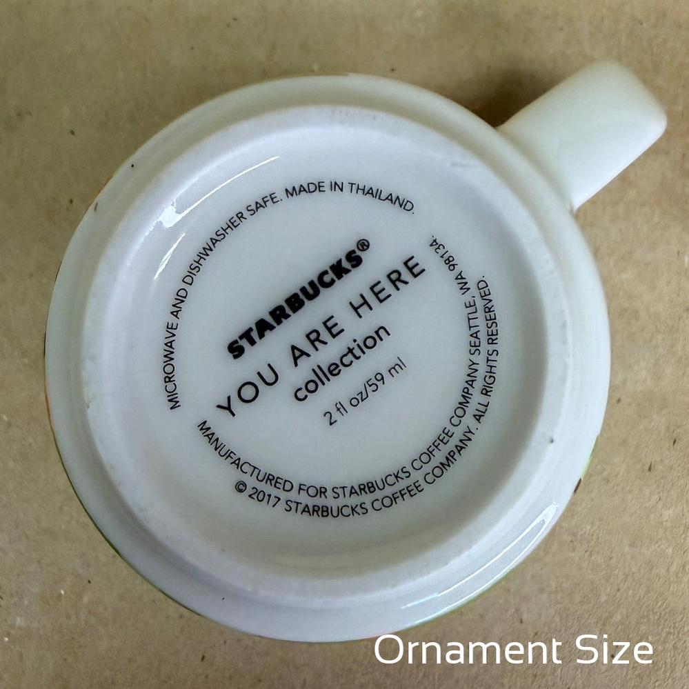 Starbucks You Are Here Texas Ornament Mug-2017