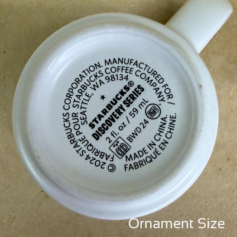 Starbucks Discovery Series Oregon Ornament Mug-2024