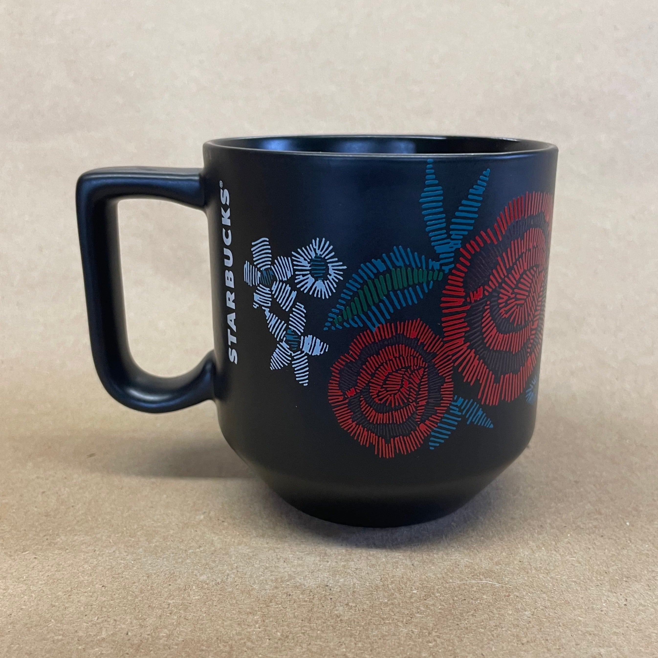 Starbucks Stitched Floral Mug-2018