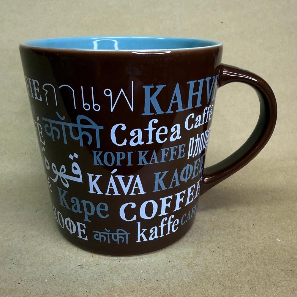 Starbucks Coffee in Multiple Languages Brown Mug-2008