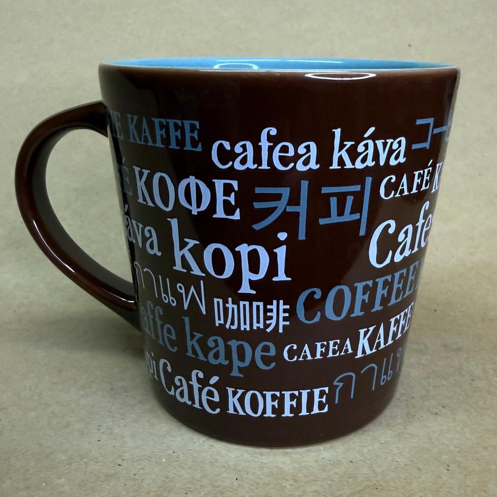 Starbucks Coffee in Multiple Languages Brown Mug-2008