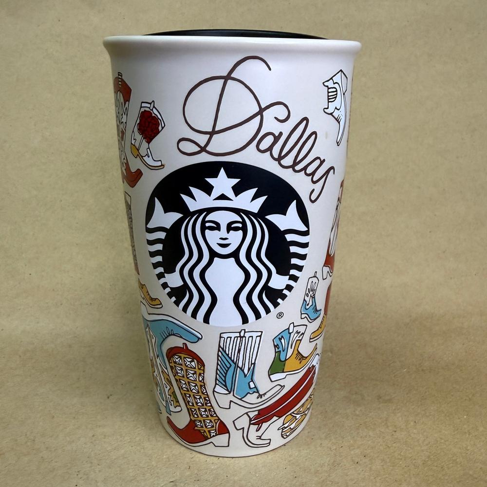 Starbucks Local Collection Dallas Cowboy Boots Tumbler-2016