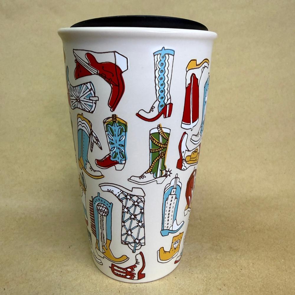Starbucks Local Collection Dallas Cowboy Boots Tumbler-2016