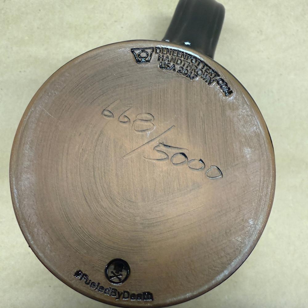 Death Wish Coffee St Patrick's Day Medusa Deneen Pottery Mug-2017 #668/5000